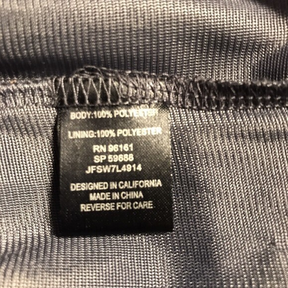 BeBop Woman's Color Block‎ Dress With Elastic Waist Band Size Large - Picture 7 of 8